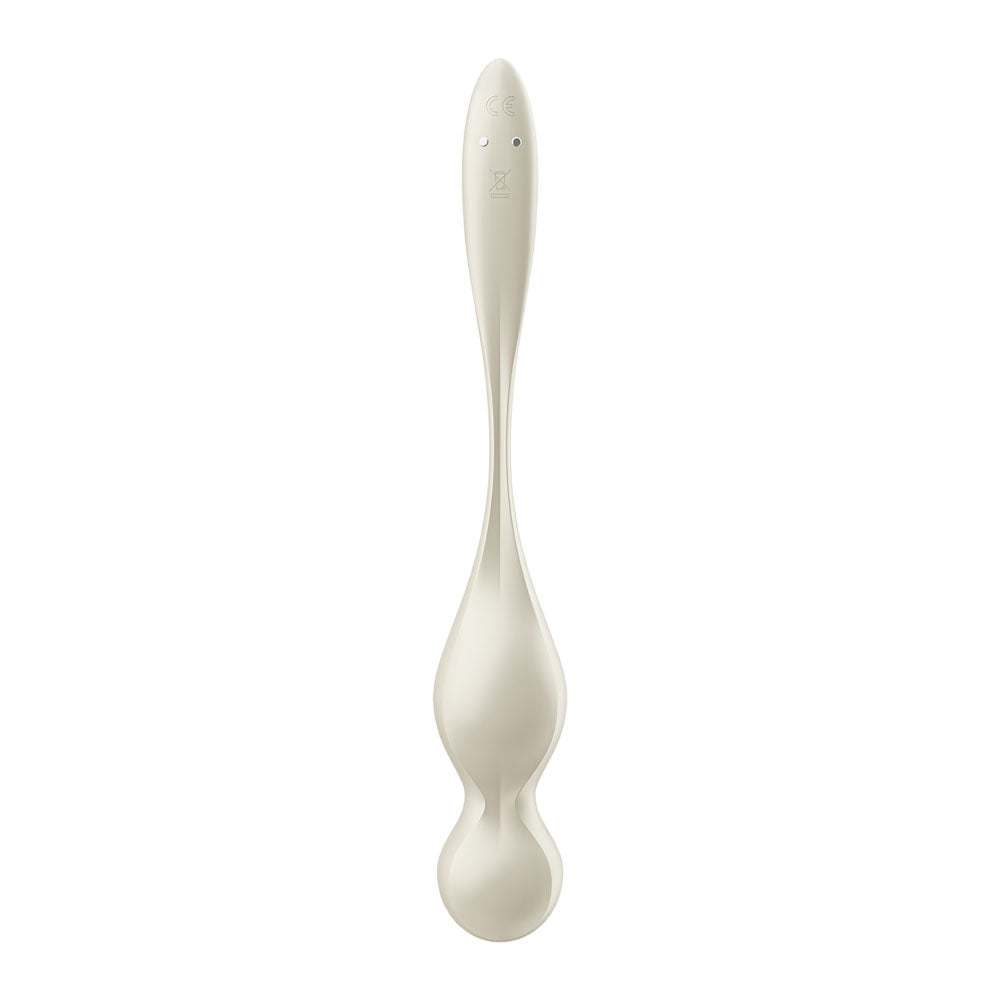 Satisfyer Love Birds 1 White White Usb Rechargeable Pelvic Floor Trainer With App Control
