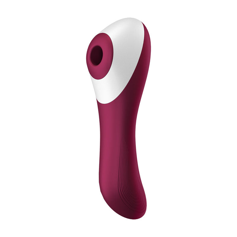 Satisfyer Dual Crush Red Air Pulse Stimulator With Vibration