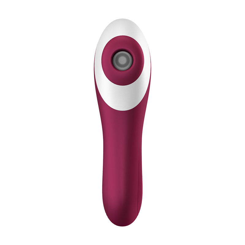 Satisfyer Dual Crush Red Air Pulse Stimulator With Vibration