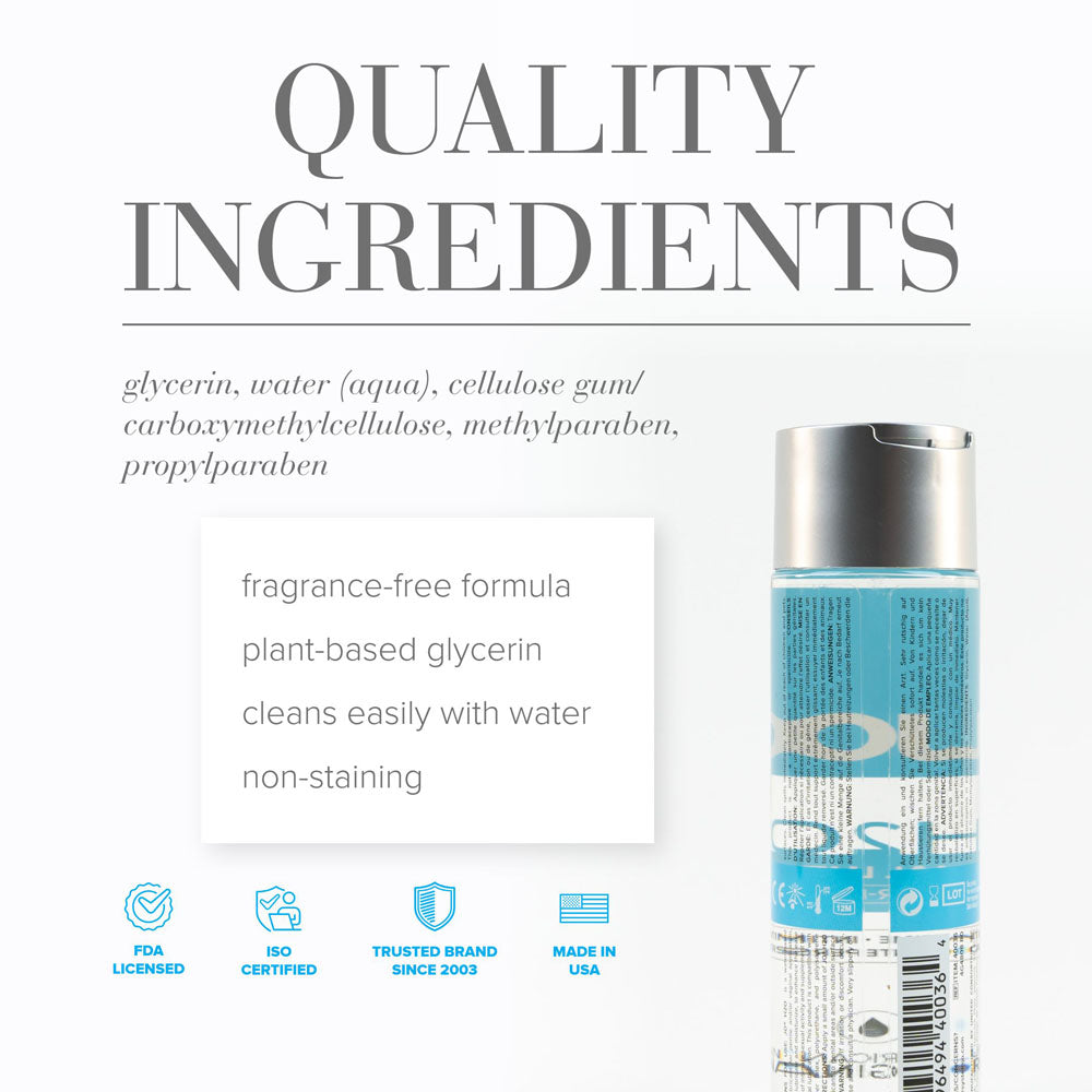 Jo H2 O Original Lube 240 M L Water Based Lubricant 240 Ml Bottle