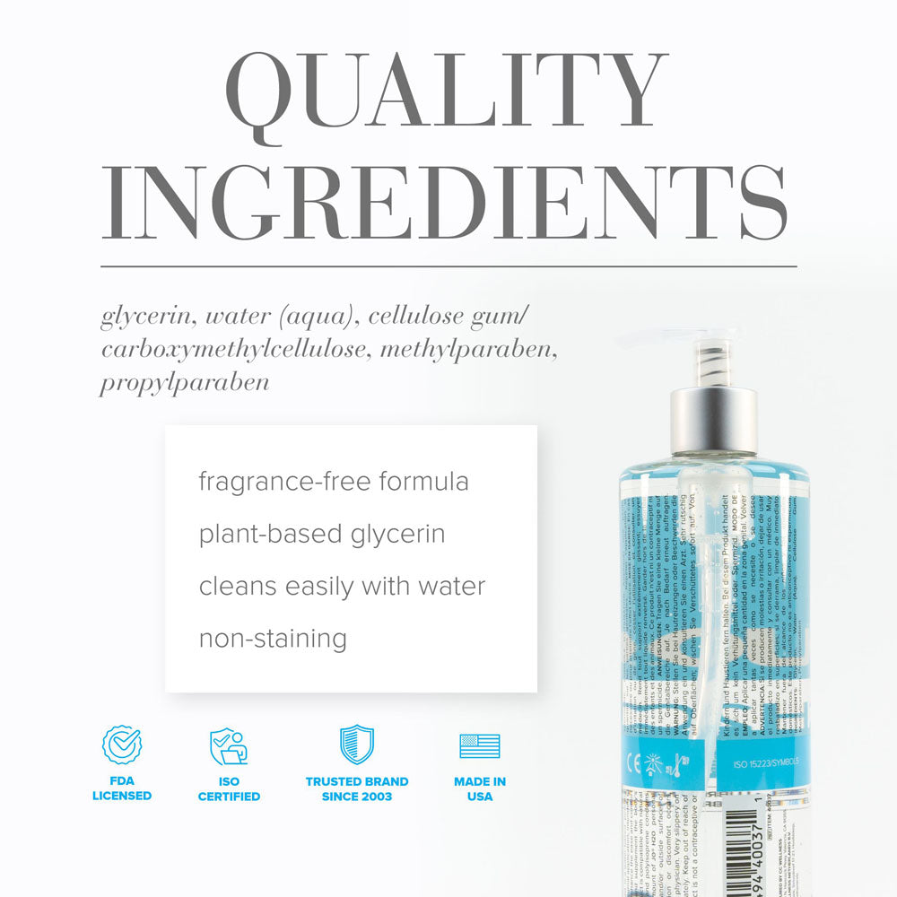 Jo H2 O Original Lube 480 M L Water Based Lubricant 480 Ml Bottle