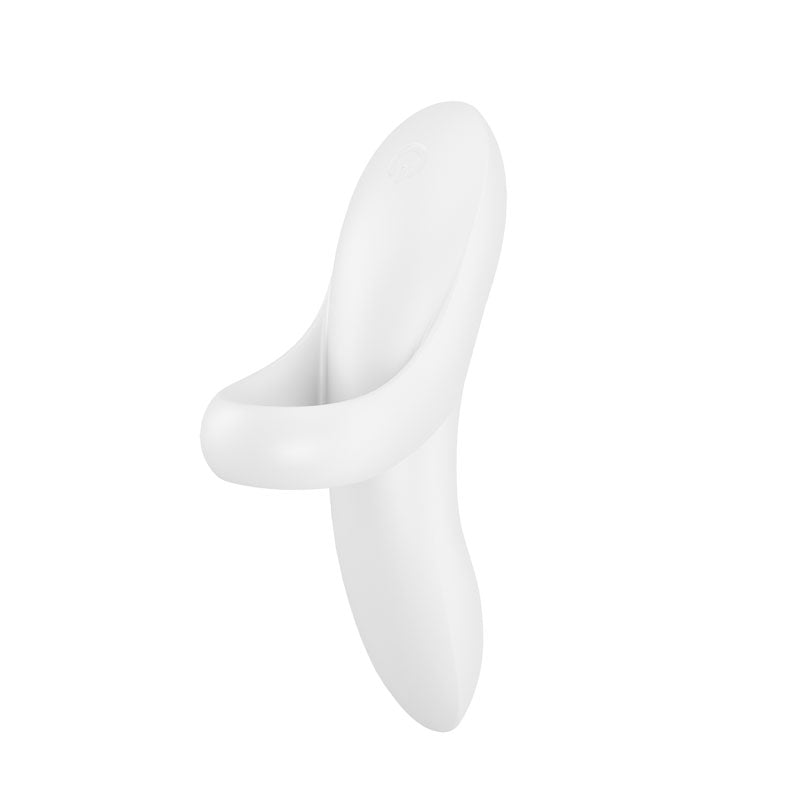 Satisfyer Bold Lover White Usb Rechargeable Finger Stimulator