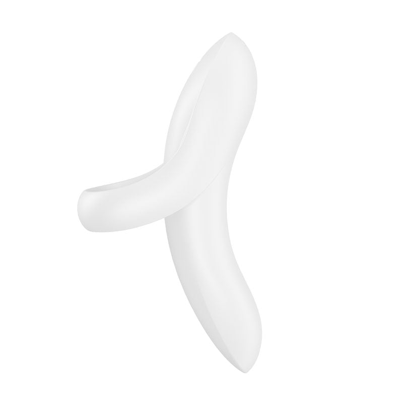 Satisfyer Bold Lover White Usb Rechargeable Finger Stimulator