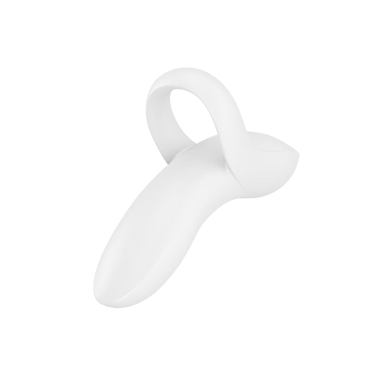 Satisfyer Bold Lover White Usb Rechargeable Finger Stimulator