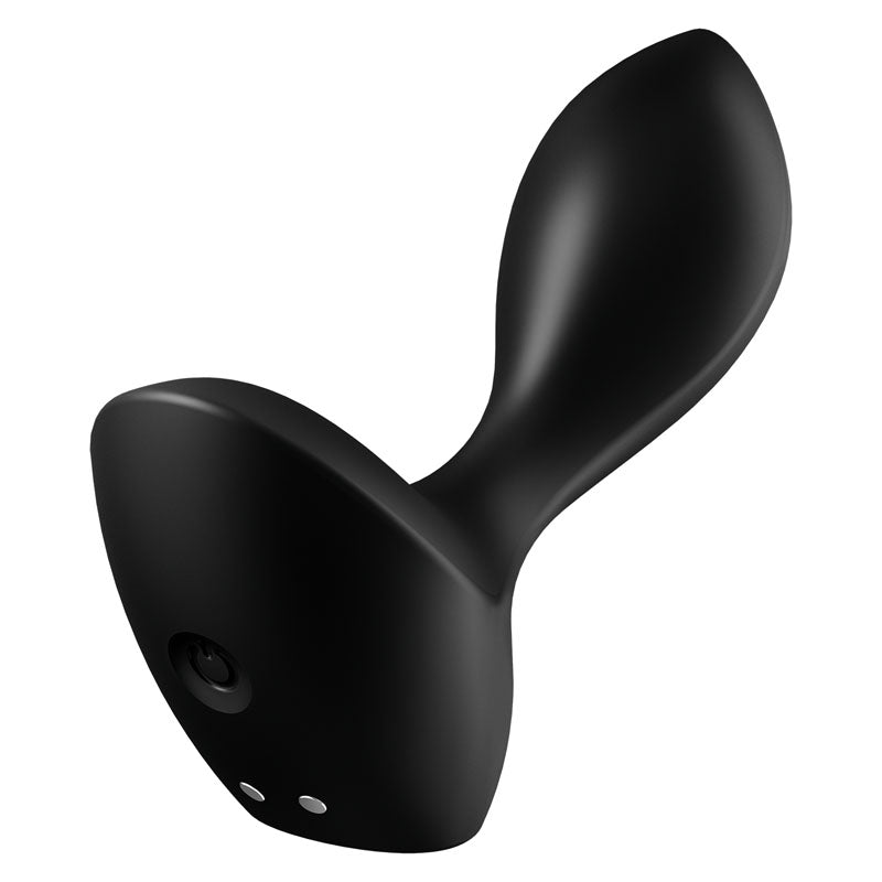 Satisfyer Backdoor Lover Black Usb Rechargeable Vibrating Butt Plug