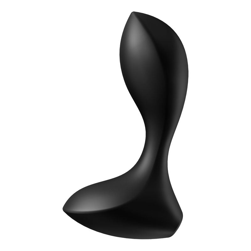 Satisfyer Backdoor Lover Black Usb Rechargeable Vibrating Butt Plug