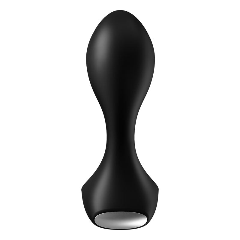 Satisfyer Backdoor Lover Black Usb Rechargeable Vibrating Butt Plug