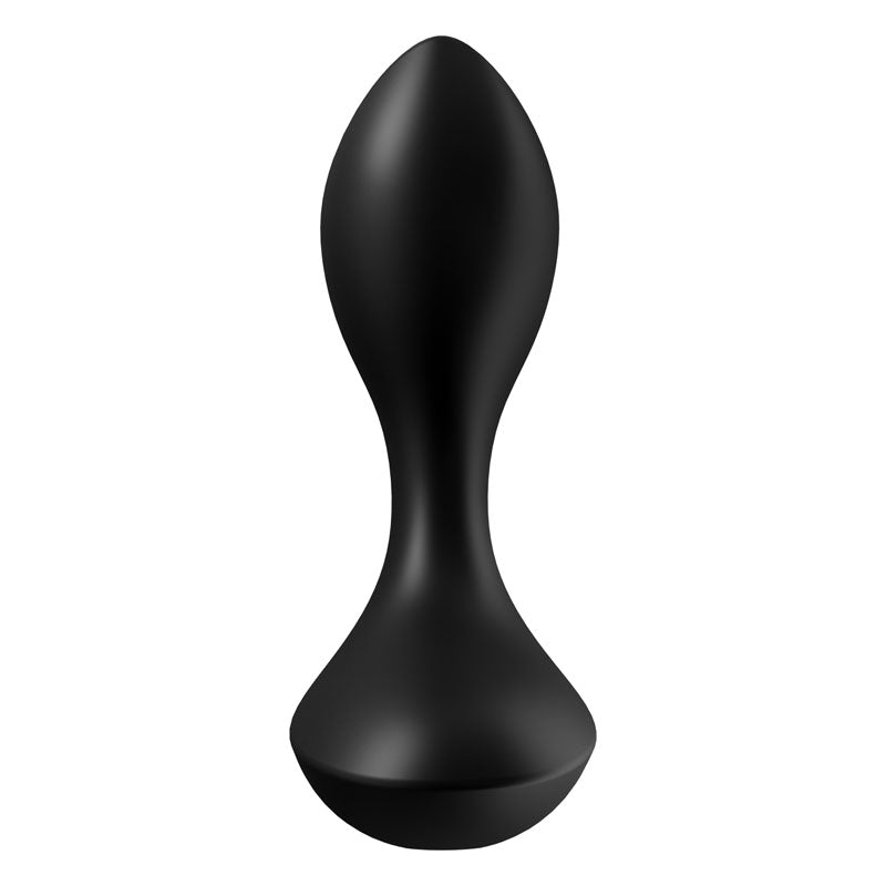 Satisfyer Backdoor Lover Black Usb Rechargeable Vibrating Butt Plug
