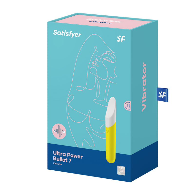 Satisfyer Ultra Power Bullet 7 Yellow Usb Rechargeable Bullet