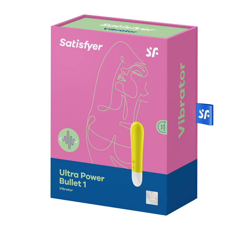 Satisfyer Ultra Power Bullet 1 Yellow Usb Rechargeable Bullet