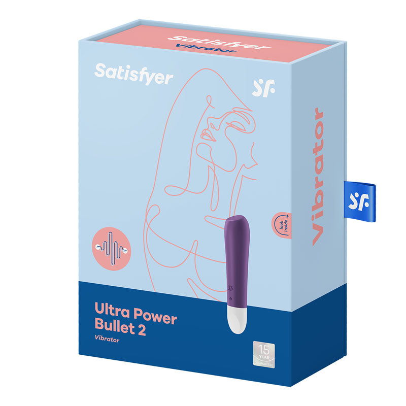 Satisfyer Ultra Power Bullet 2 Purple Usb Rechargeable Bullet