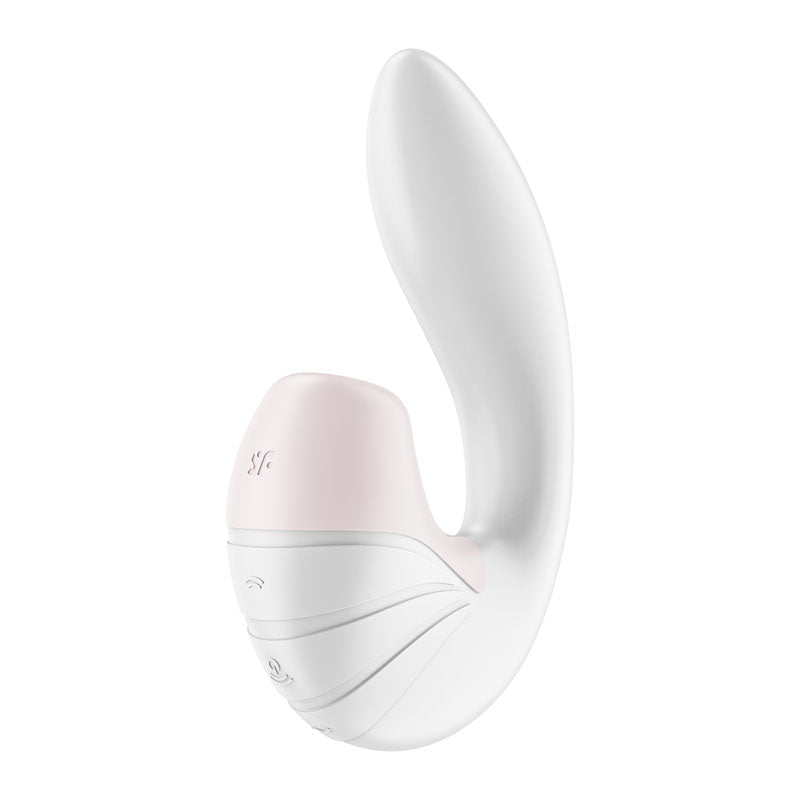 Satisfyer Supernova White Usb Rechargeable Vibrator With Air Pulsation