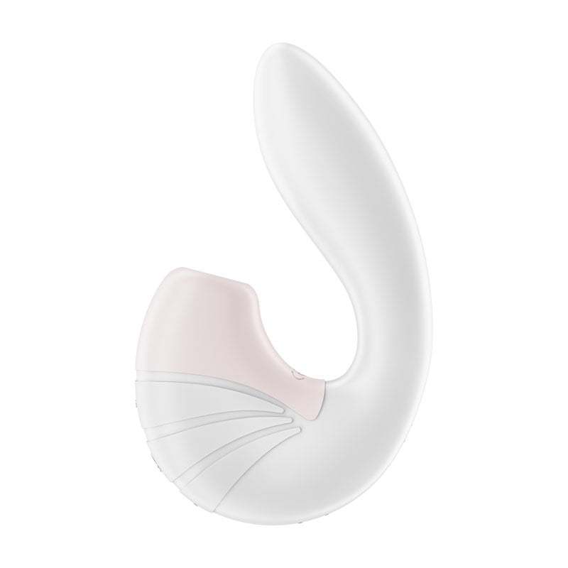 Satisfyer Supernova White Usb Rechargeable Vibrator With Air Pulsation