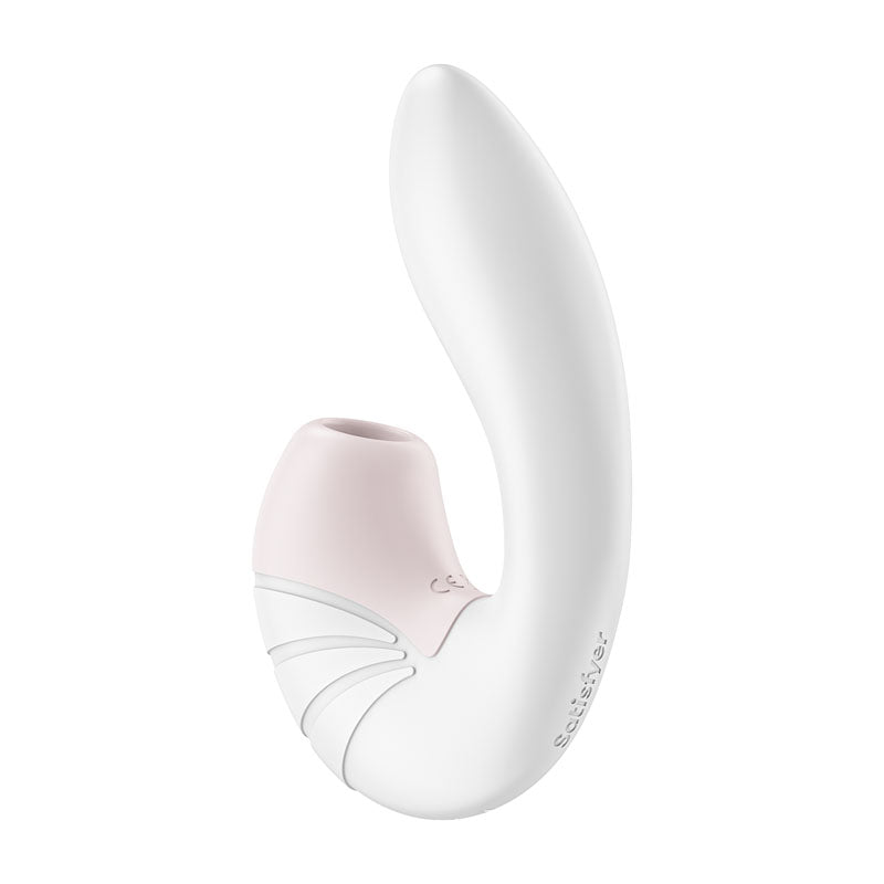 Satisfyer Supernova White Usb Rechargeable Vibrator With Air Pulsation