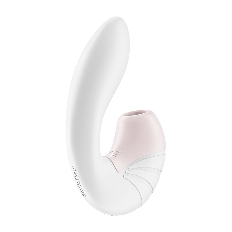 Satisfyer Supernova White Usb Rechargeable Vibrator With Air Pulsation