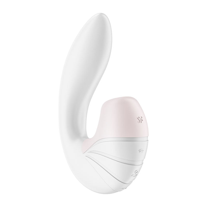 Satisfyer Supernova White Usb Rechargeable Vibrator With Air Pulsation