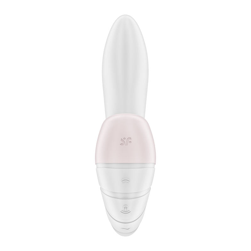 Satisfyer Supernova White Usb Rechargeable Vibrator With Air Pulsation