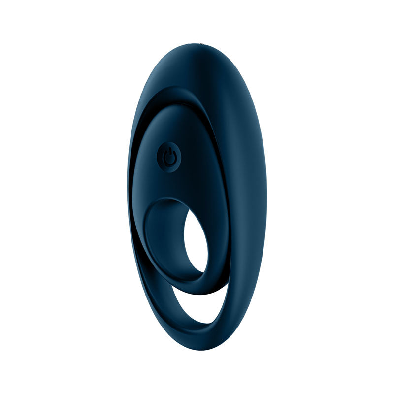 Satisfyer Glorious Duo Dark Blue Usb Rechargeable Cock & Balls Ring