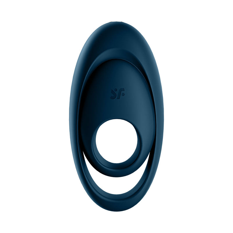 Satisfyer Glorious Duo Dark Blue Usb Rechargeable Cock & Balls Ring