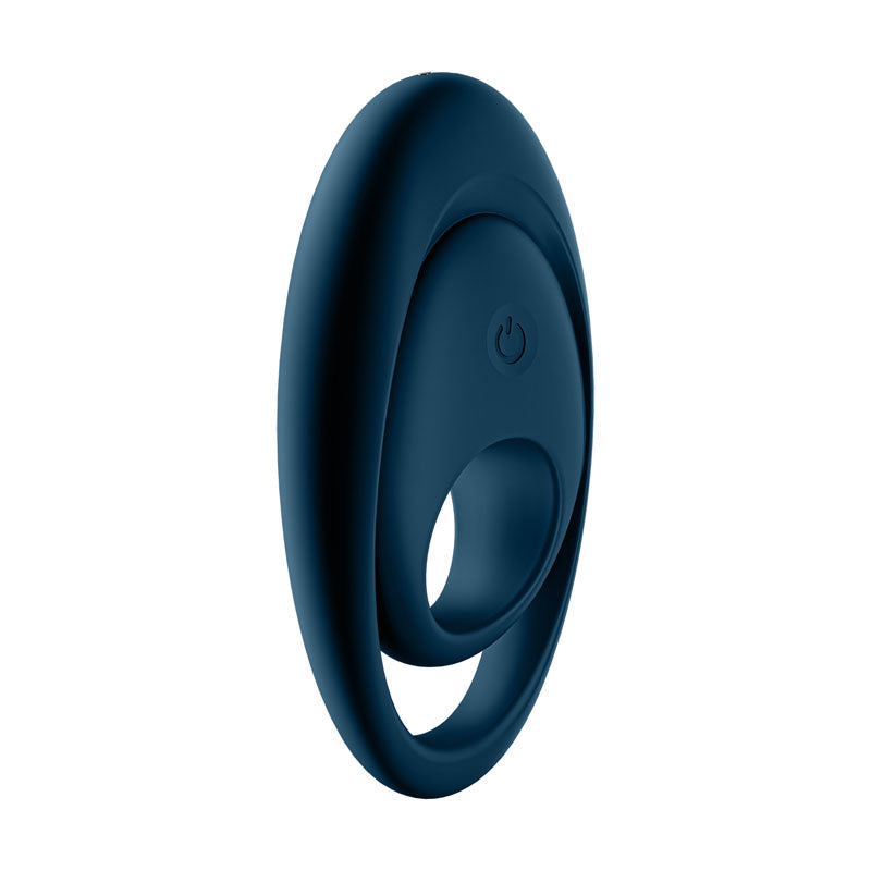 Satisfyer Glorious Duo Dark Blue Usb Rechargeable Cock & Balls Ring