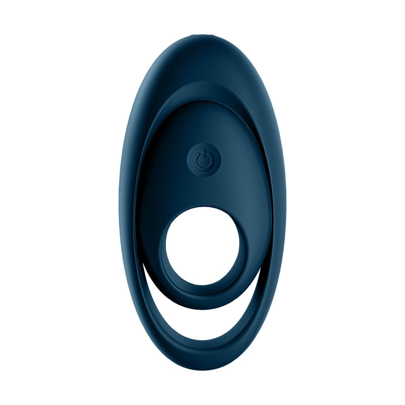 Satisfyer Glorious Duo Dark Blue Usb Rechargeable Cock & Balls Ring