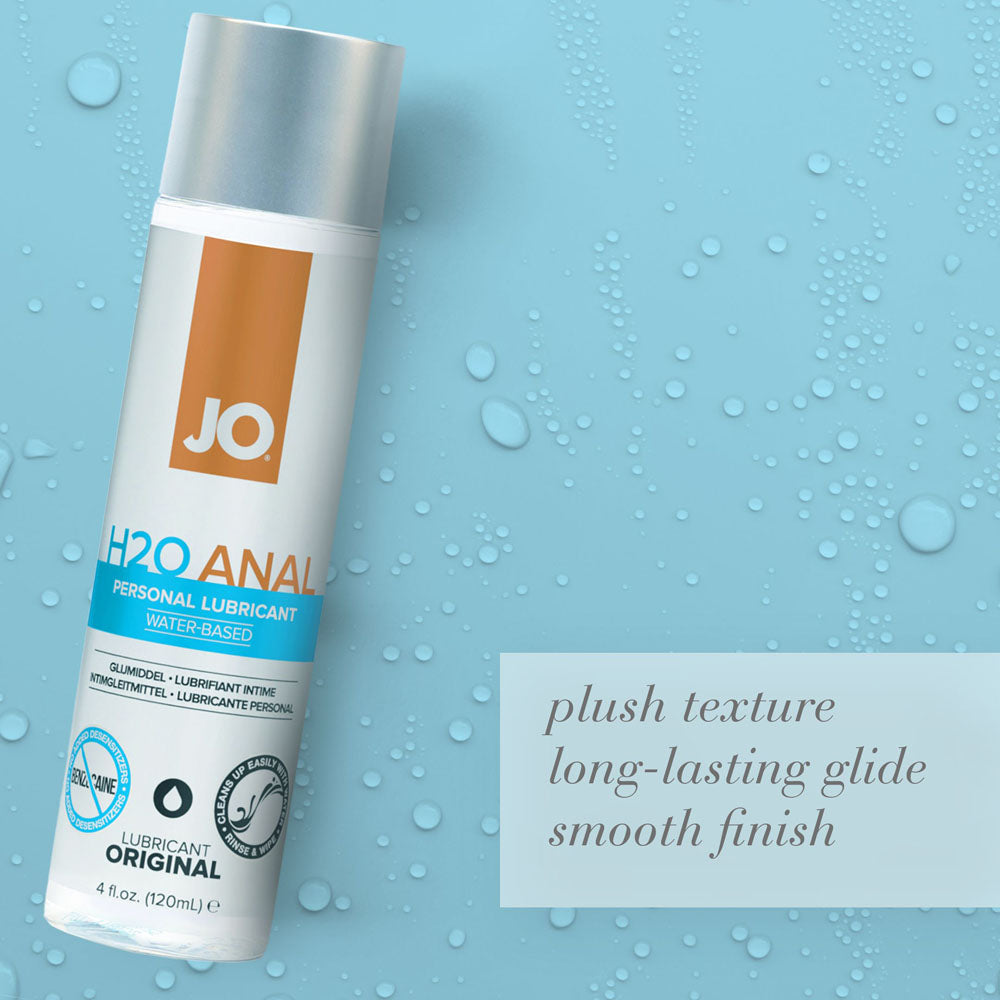Jo H2 O Anal Lube 60 M L Water Based Anal Lubricant 60 Ml Bottle