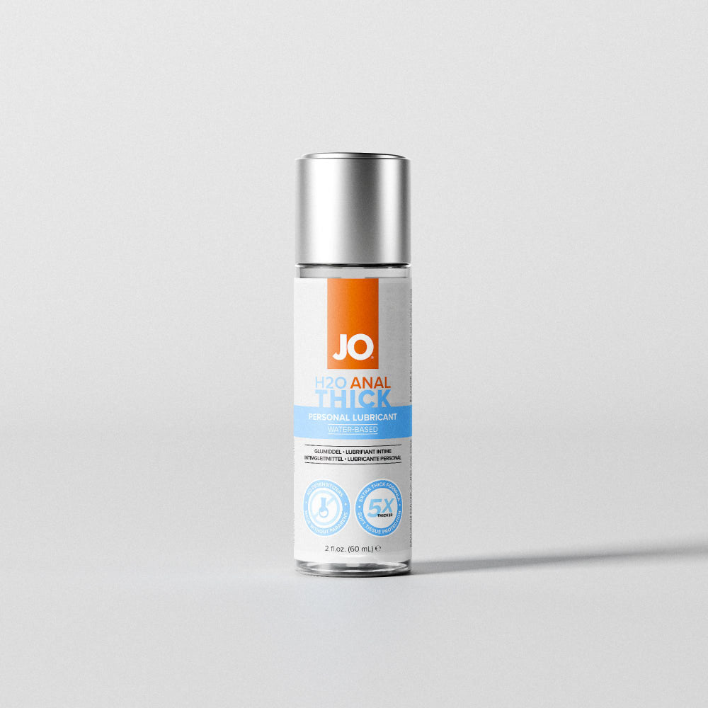 Jo H2 O Anal Thick Lube 60 M L Thick Water Based Anal Lubricant 60 Ml Bottle