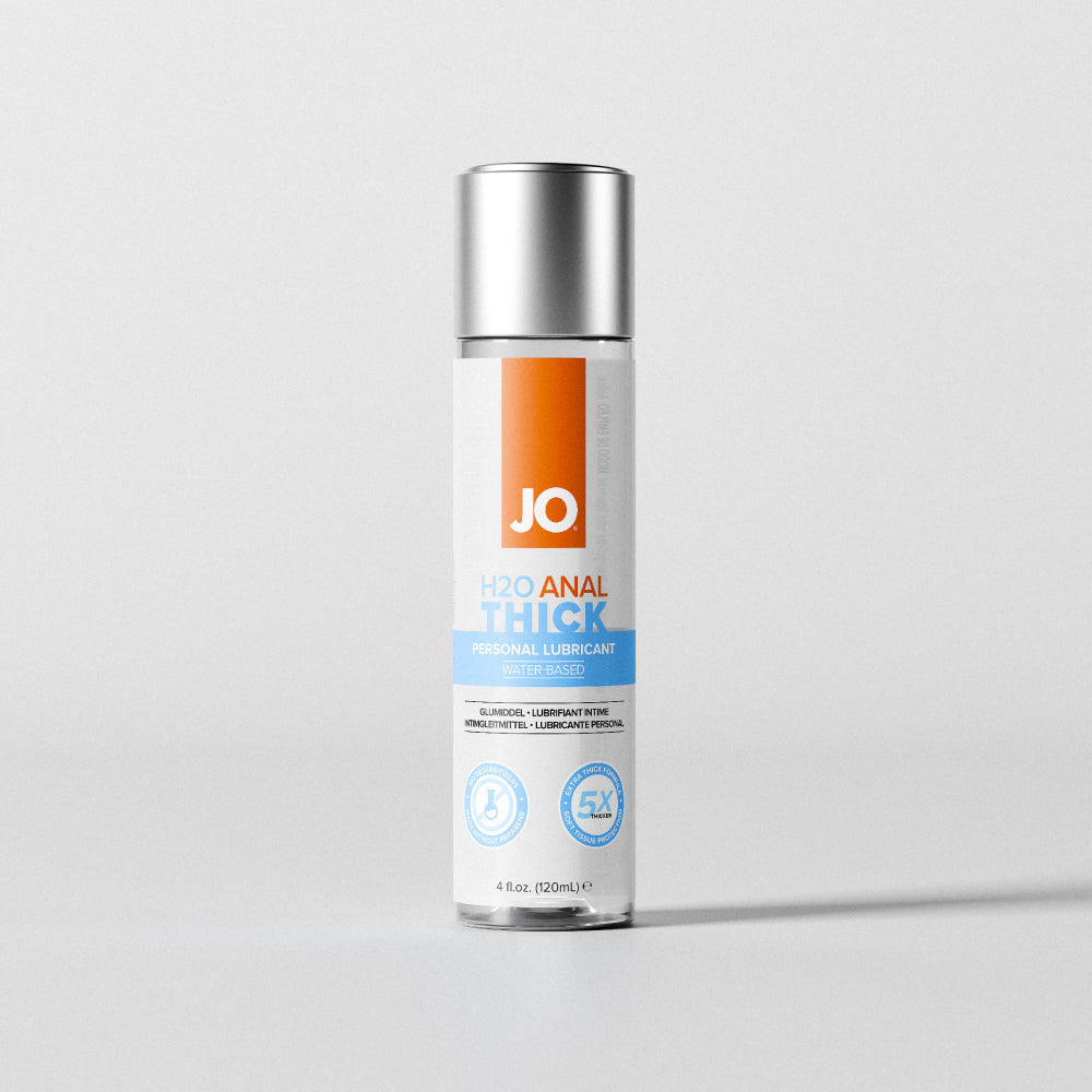 Jo H2 O Anal Thick Lube 120 M L Thick Water Based Anal Lubricant 120 Ml Bottle
