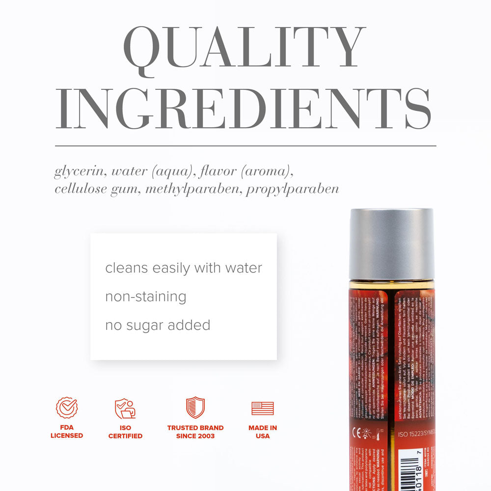 Jo H2 O Strawberry Kisses Lube 120 M L Strawberry Flavoured Water Based Lubricant 120 Ml Bottle