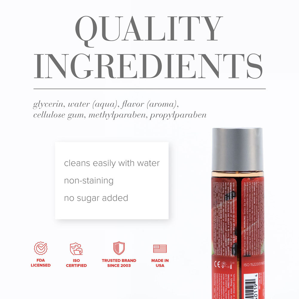 Jo H2 O Succulent Watermelon Lube 120 M L Watermelon Flavoured Water Based Lubricant 120 Ml Bottle