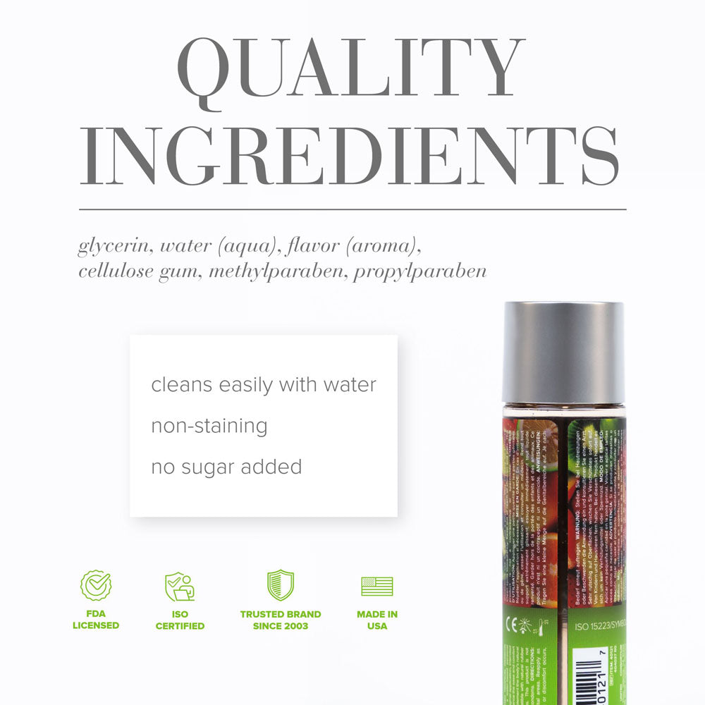 Jo H2 O Tropical Passion Lube 120 M L Tropical Flavoured Water Based Lubricant 120 Ml Bottle