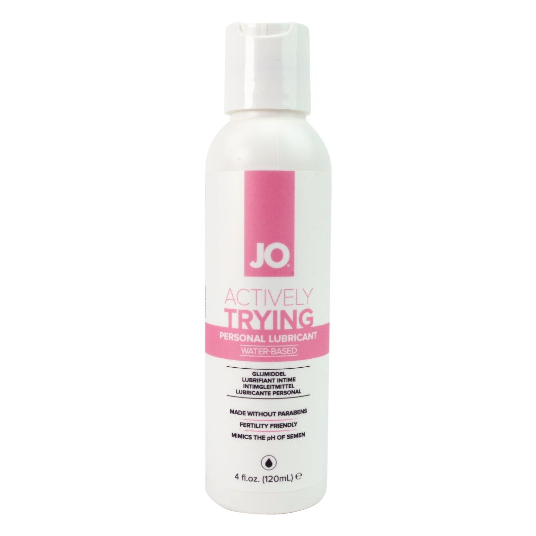 Jo Actively Trying 120ml Water Based Fertility Friendly Lubricant 120 Ml Bottle