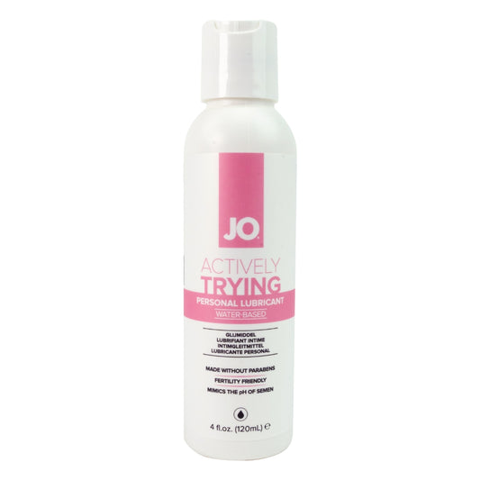 Jo Actively Trying 120ml Water Based Fertility Friendly Lubricant 120 Ml Bottle