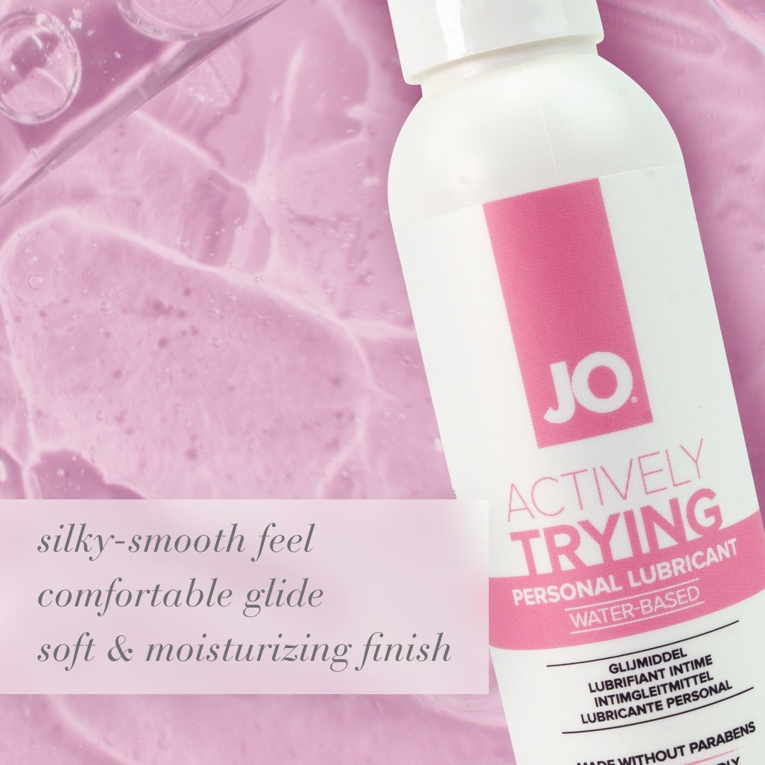 Jo Actively Trying 120ml Water Based Fertility Friendly Lubricant 120 Ml Bottle