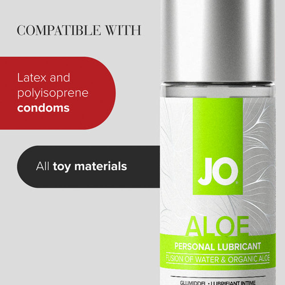 Jo Aloe 120ml Water Based Lubricant With Aloe 120 Ml Bottle