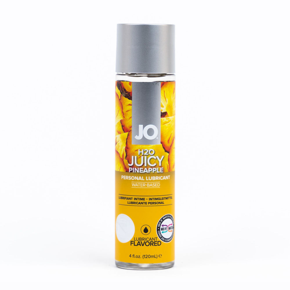 Jo H2 O Juicy Pineapple Lube 120 M L Pineapple Flavoured Water Based Lubricant 30 Ml Bottle