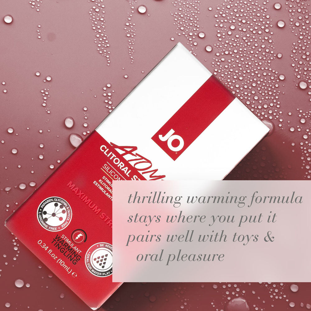 Jo Atomic Clitoral Gel Stimulating Gel For Women 10 Ml Tube