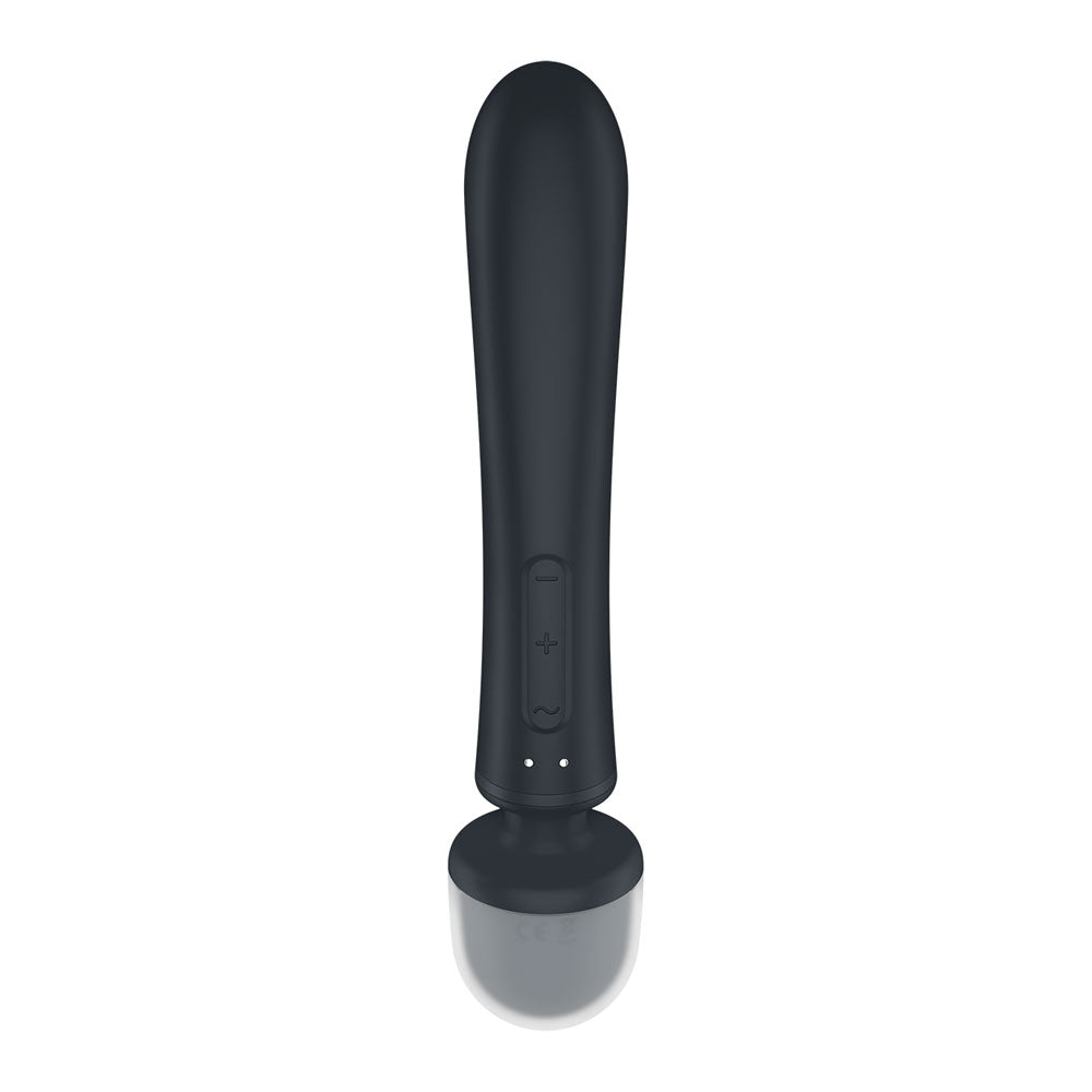 Satisfyer Triple Lover Grey Usb Rechargeable Rabbit Vibrator And Massage Wand