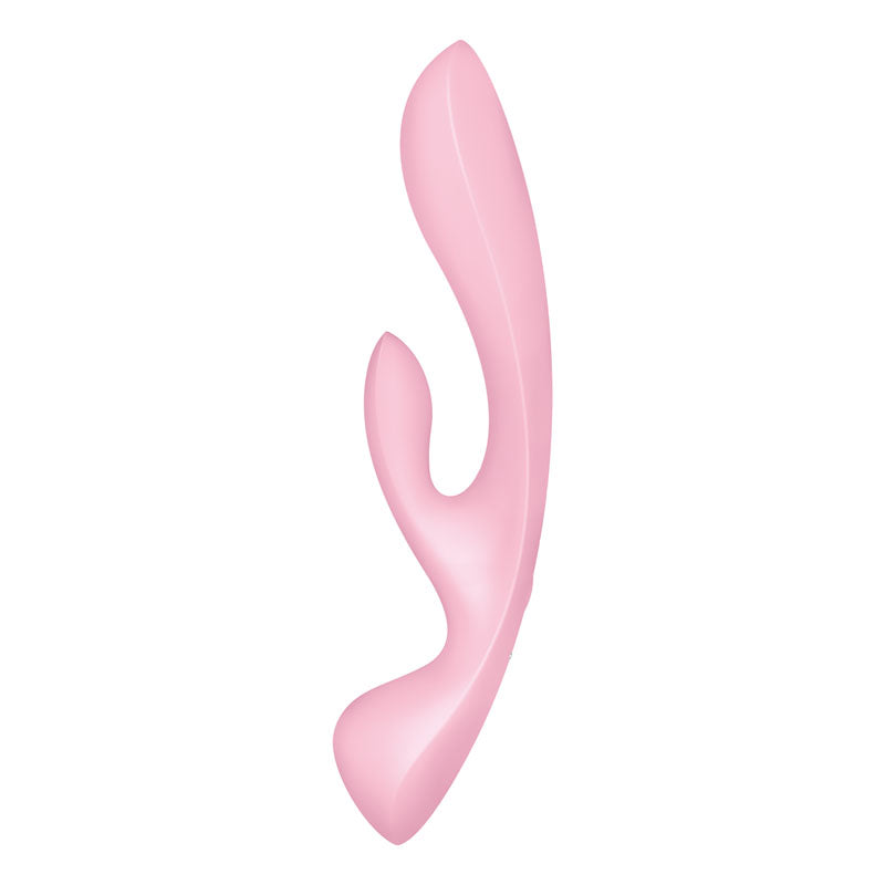 Satisfyer Triple Oh Pink Usb Rechargeable Rabbit Vibrator