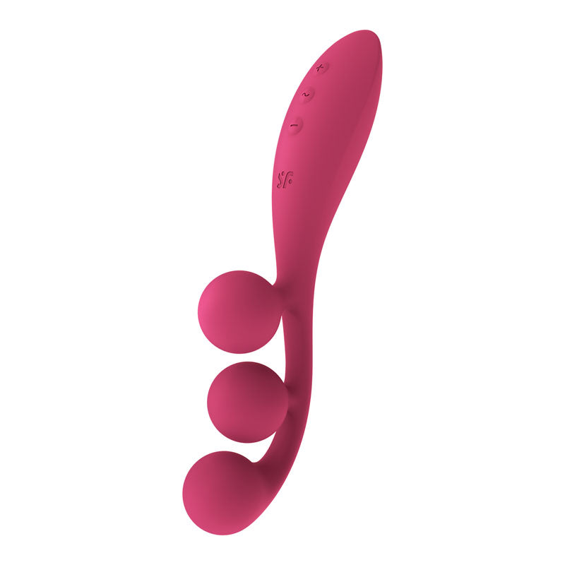 Satisfyer Tri Ball 1 Red Usb Rechargeable 3 Motor Vibrator