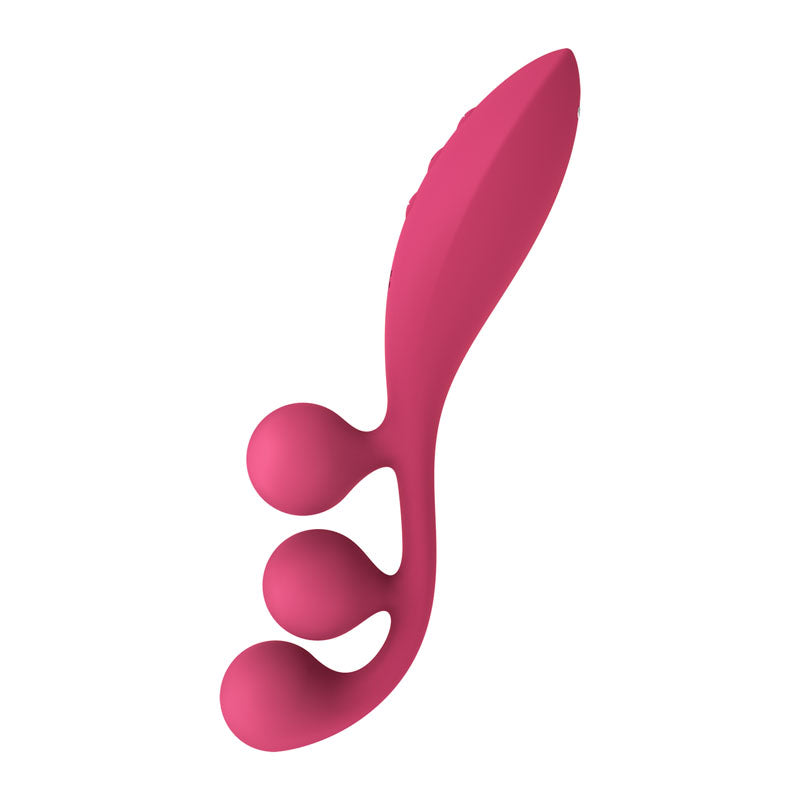 Satisfyer Tri Ball 1 Red Usb Rechargeable 3 Motor Vibrator