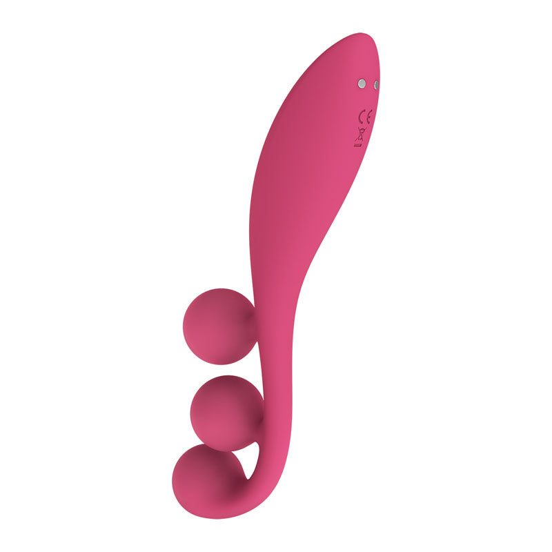 Satisfyer Tri Ball 1 Red Usb Rechargeable 3 Motor Vibrator