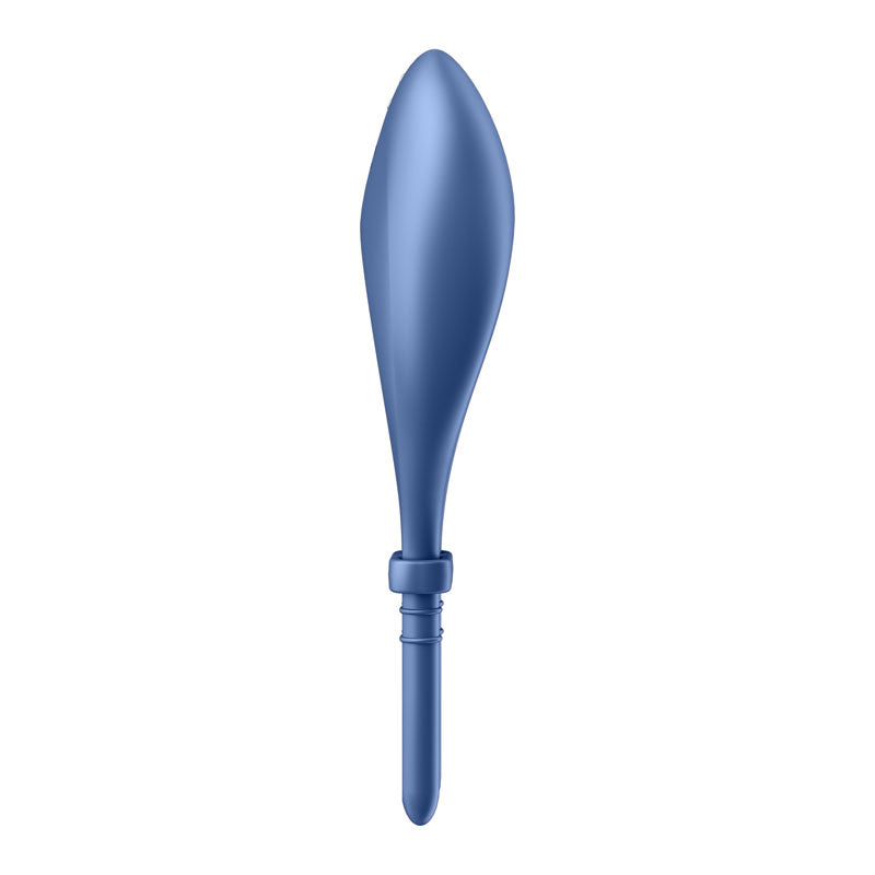 Satisfyer Bullseye Blue Blue Vibrating Adjustable Lasso Cock Ring
