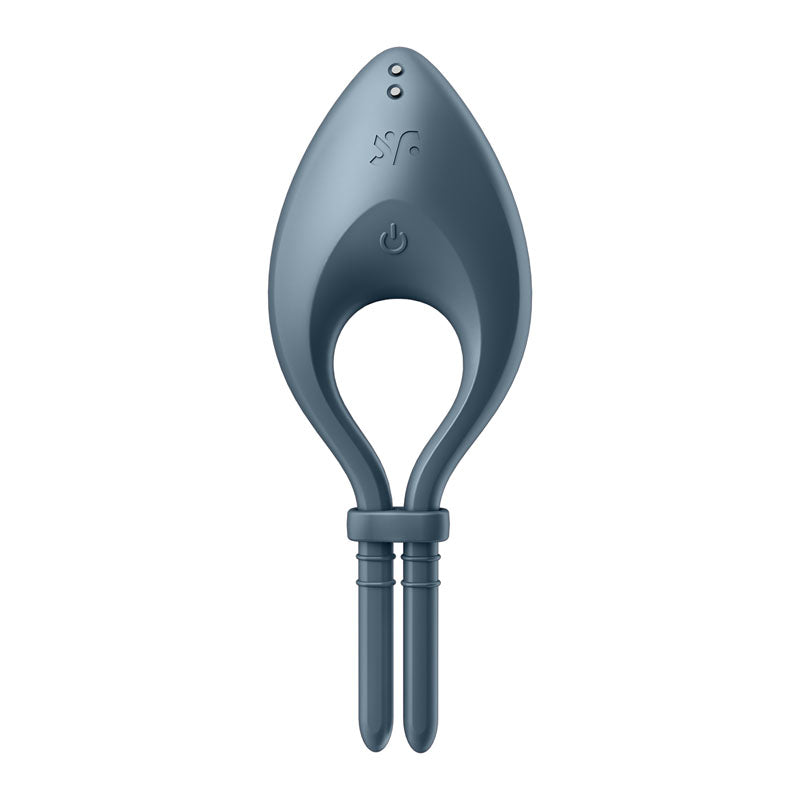 Satisfyer Bullseye Navy Navy Vibrating Adjustable Lasso Cock Ring