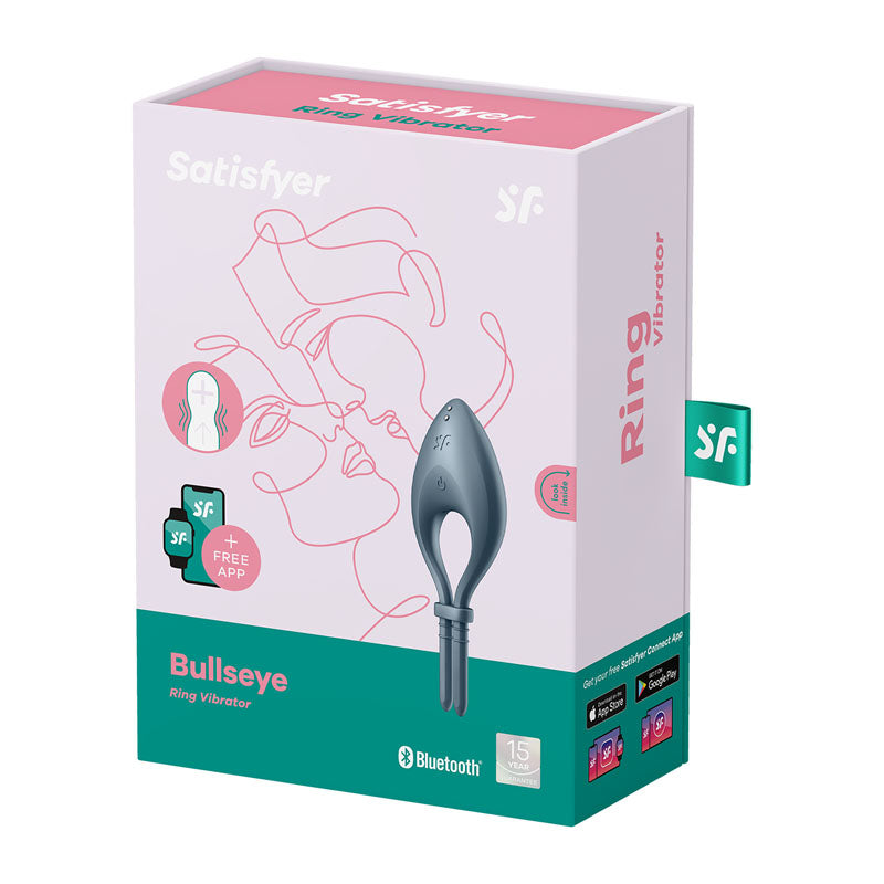 Satisfyer Bullseye Navy Navy Vibrating Adjustable Lasso Cock Ring