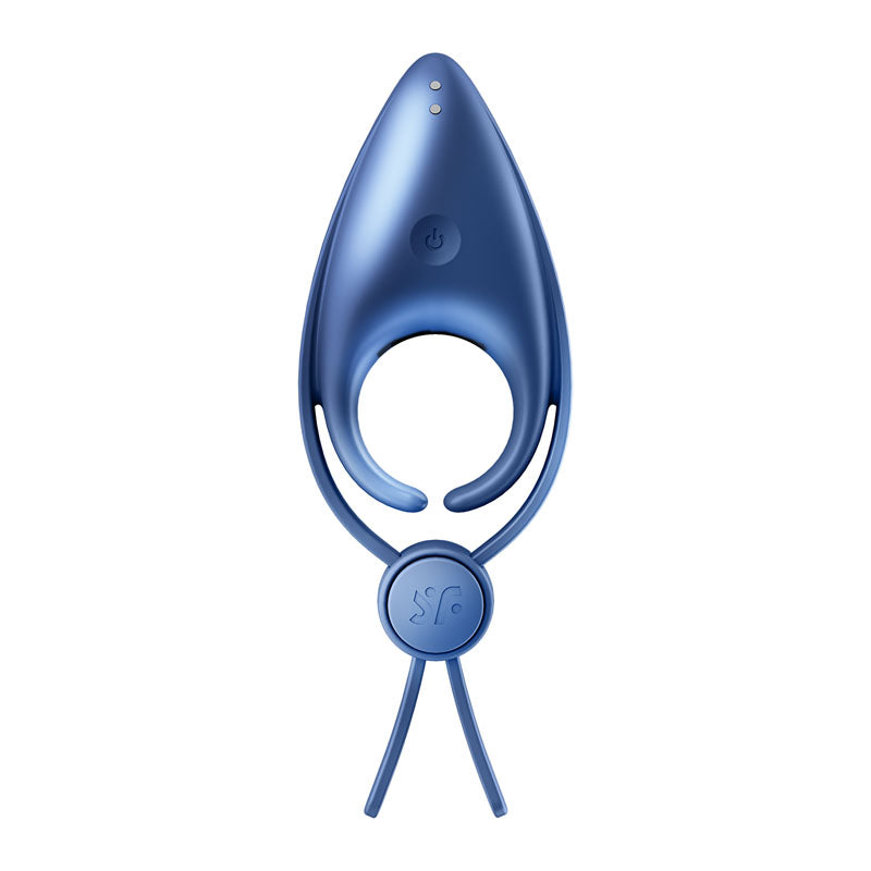 Satisfyer Sniper Blue Blue Vibrating Adjustable Lasso Cock Ring