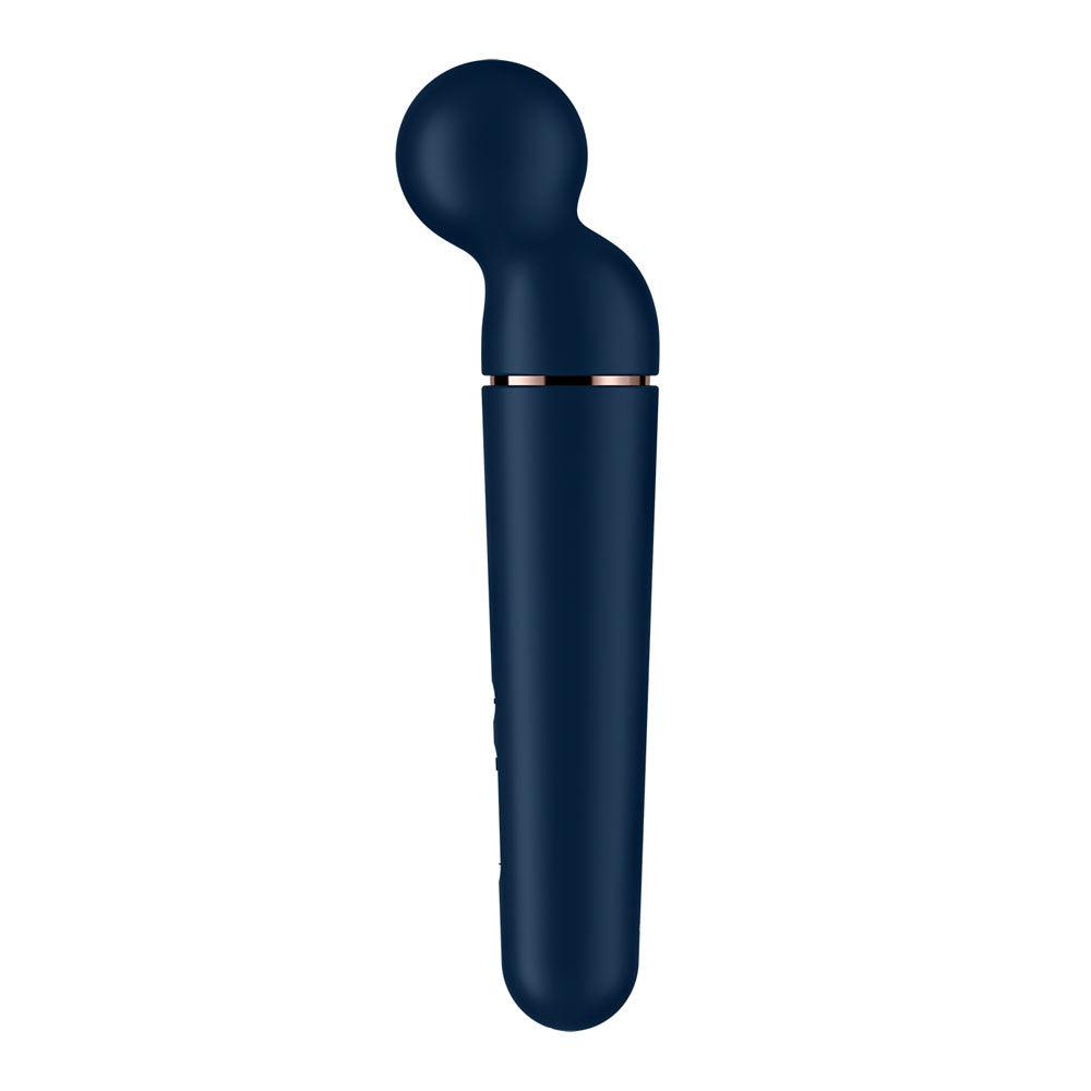 Satisfyer Planet Wand Er Blue Blue/Rose Gold Usb Rechargeable Massager Wand