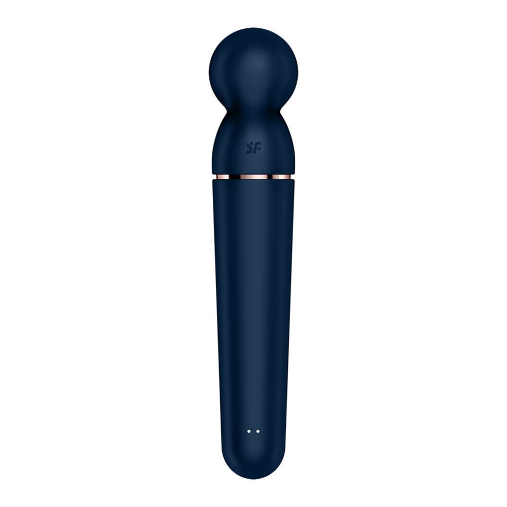 Satisfyer Planet Wand Er Blue Blue/Rose Gold Usb Rechargeable Massager Wand