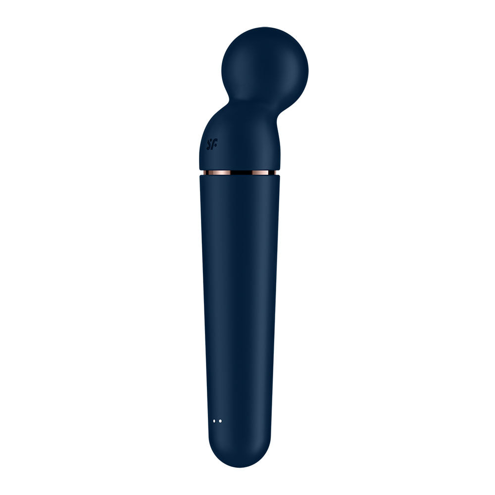 Satisfyer Planet Wand Er Blue Blue/Rose Gold Usb Rechargeable Massager Wand