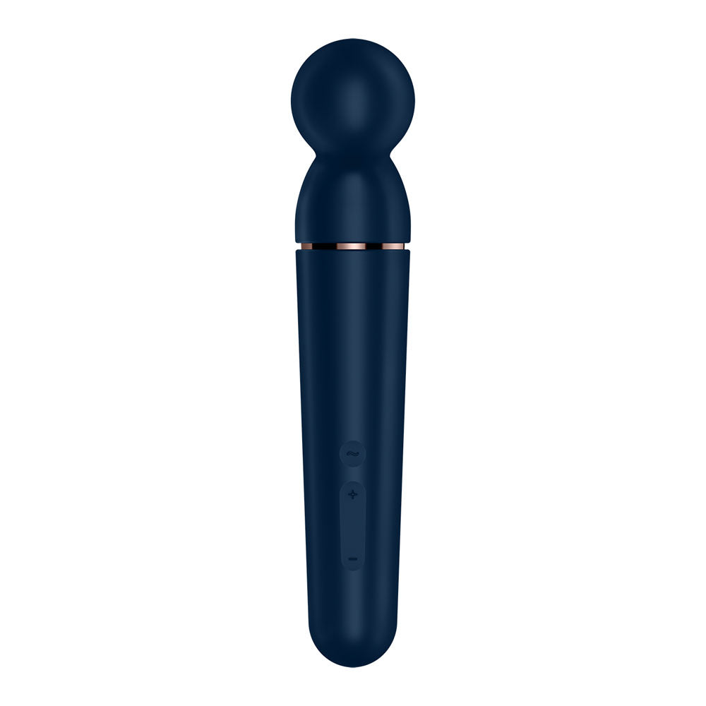 Satisfyer Planet Wand Er Blue Blue/Rose Gold Usb Rechargeable Massager Wand